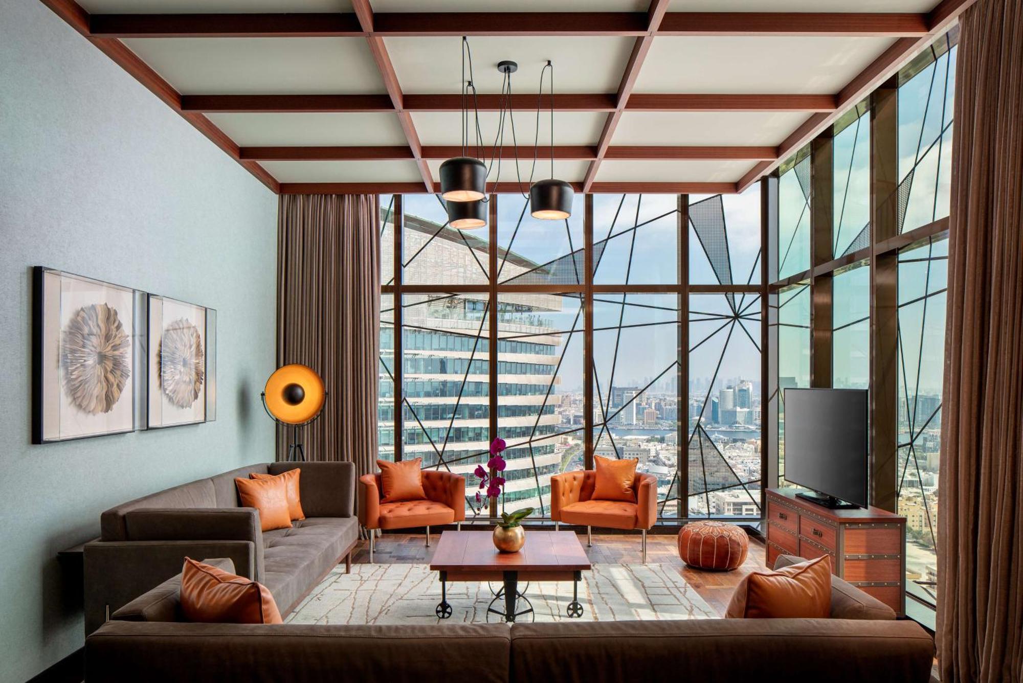 Doubletree By Hilton Dubai M Square Hotel & Residences Εξωτερικό φωτογραφία Living room
