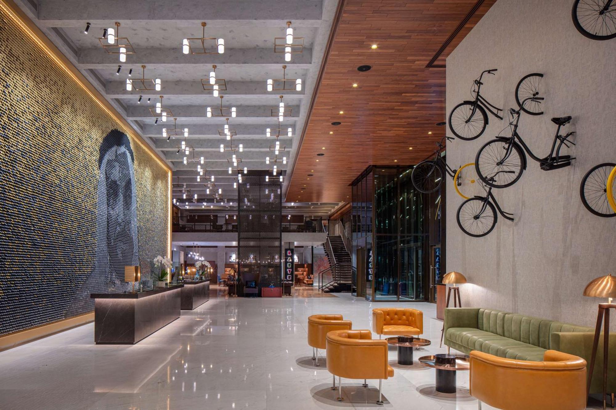 Doubletree By Hilton Dubai M Square Hotel & Residences Εξωτερικό φωτογραφία Lobby